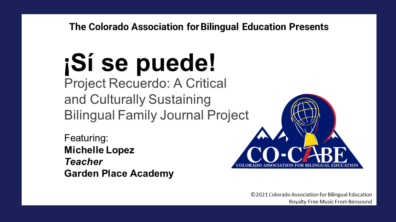 Read more about the article ¡Sí se puede!: Project Recuerdo: A Critical and Culturally Sustaining Bilingual Family Journal Project